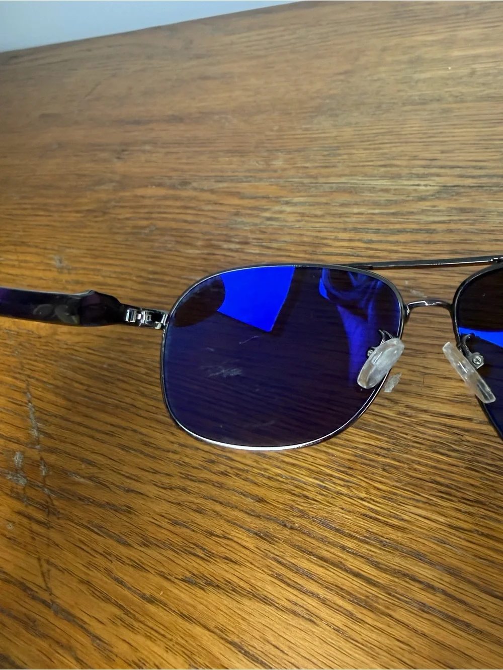 Vintage CARTIER Black Jaguar Gray Arms Sunglasses No Case.